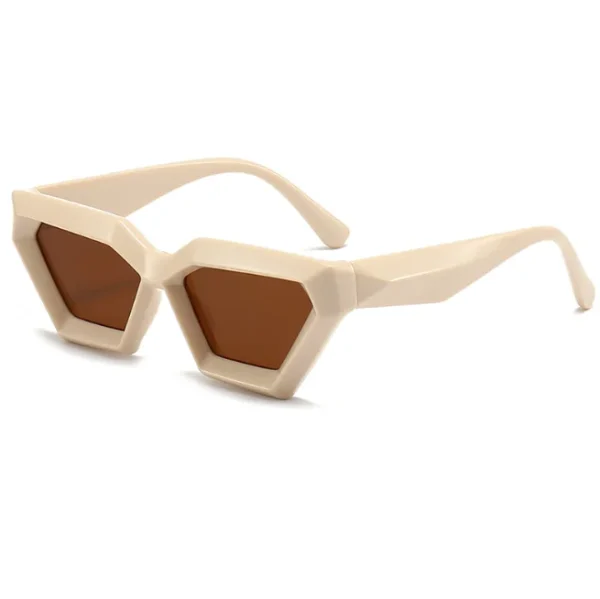 Triangle Sunglasses Men Women Square Thick Frame Y2K Sun Glasses Fashion Design UV400 Cat Eye Eyewear - Image 6