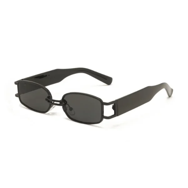 Retro Small Square Punk Sunglasses Men 2025 Rectangular Frame Shades Cool Hip Hop Sun Glasses for Women - Image 4