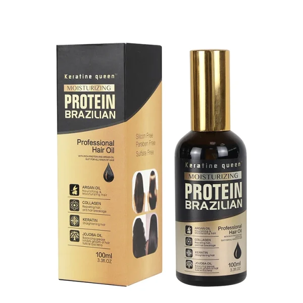 Oem Customized Logo Organic Moisturizing Hair Scalp Silicone-free Shampoo Brazilian Protein Repair Shampoo for Thickening Hair - Image 2