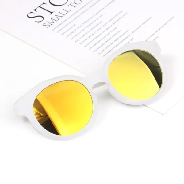 Fashion Design Kids Sunglasses Small Round Color Lens Sun Glasses for Children UV Protection Baby Eyewear Girls Boys - Image 6