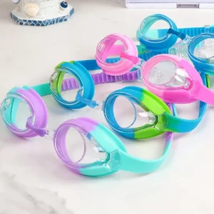 2025 China YIWU Wholesale Adjustable Strap Prescription Dive Swimming Goggles for Children Kids with Box