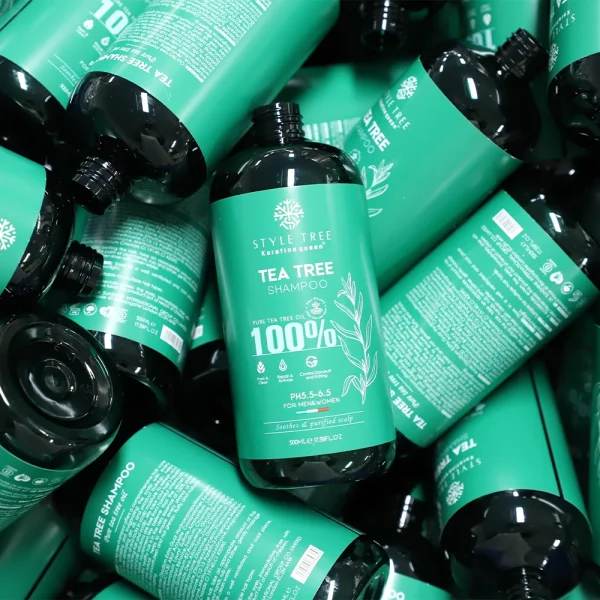 OEM Factory Wholesale Tea Tree Oil Hair Care Shampoo Conditioner Anti-Frizz Hair Shampoo - Image 3