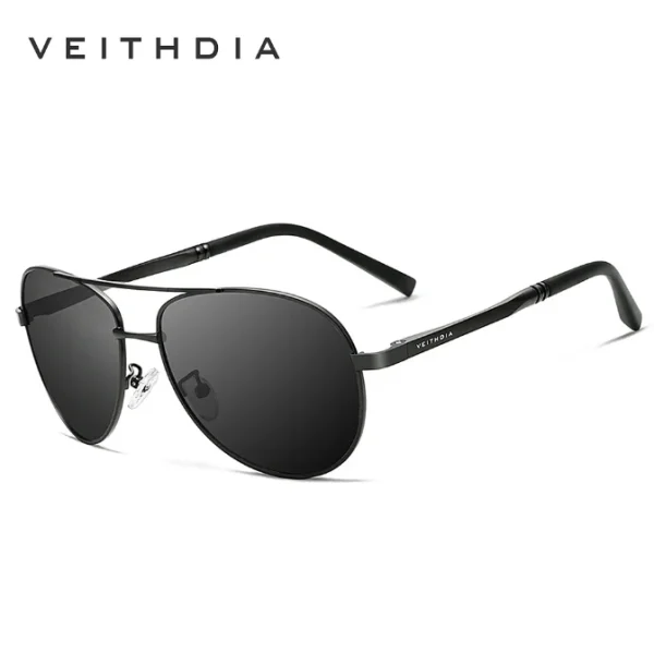 2023 Fashion Men's Pilot Polarized Sunglasses Men Sun Glasses Alloy Frame Driving Glasses VEITHDIA 1306 - Image 4