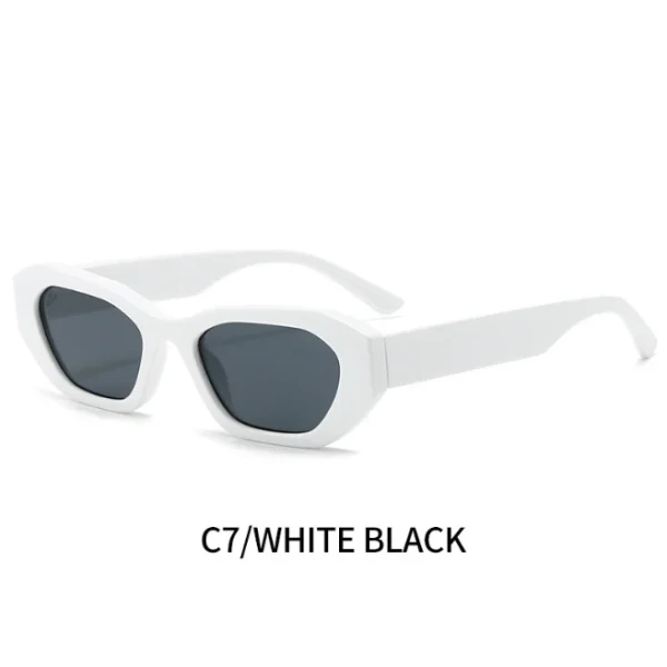 Small Frame Sunglasses for Women and Men Rectangle Punk Shades UV400 Fashion Design Outdoor Summer Eyewear - Image 2