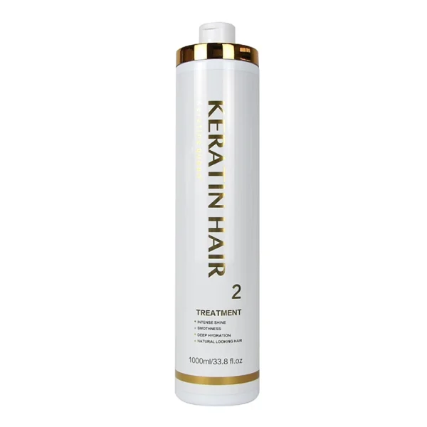 Custom Logo Professional Keratin Smoothing Permanent Straightening Treatment Shampoo Conditioner Set - Image 5