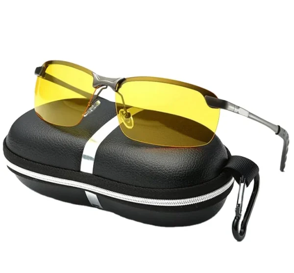 Top Quality Wholesaler Classical Sports Driving Anti Glare Polarized Men Nighttime Glasses Day Night Vision Sunglasses for Men
