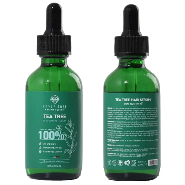 Wholesale Vegan Professional Hair Shampoo Tea Tree Shampoo Hair Conditioner Mask Set - Image 4