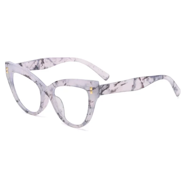 7727  Retro Cat Eye Design Glasses Fashion Spike Trendy Anti Blue Light Eyeglasses Ins Optical Frames 2023 - Image 5