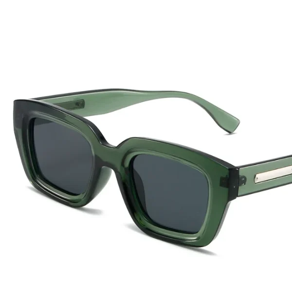 High Quality Women Square Sunglasses Fashion Trendy Shades Female High Quality Rectangle Metal Hinge Eyewear UV400 - Image 6