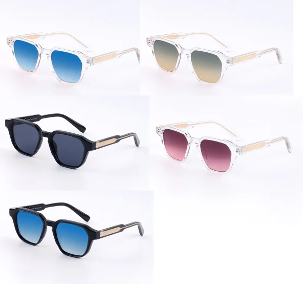 LMA 3506 New Arrival High Quality CP Temple Custom Logo Small Classic Women Gradient Blue Green UV400 Men fashion Gafas de sol - Image 6