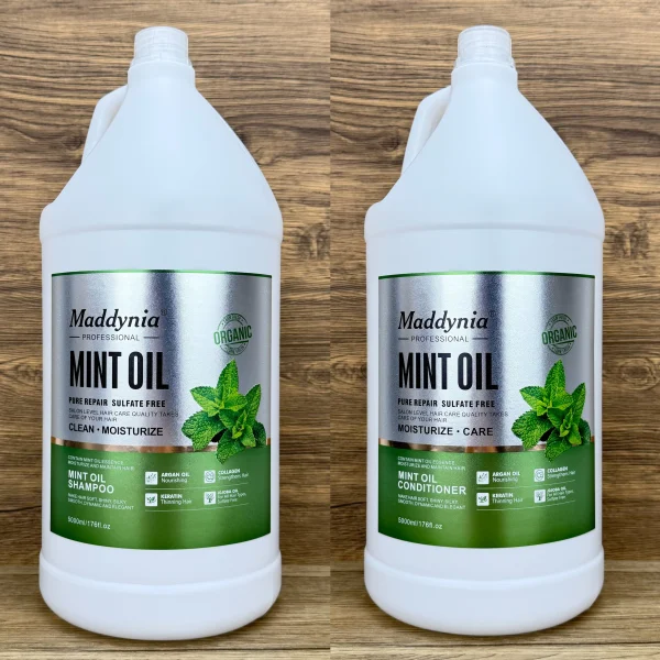 Organic Botox Hair Care Set 5 Gallons Keratin Vitamin B5 Shampoo Conditioner for Hair Growth New Hotel Shampoo Conditioner Set - Image 4