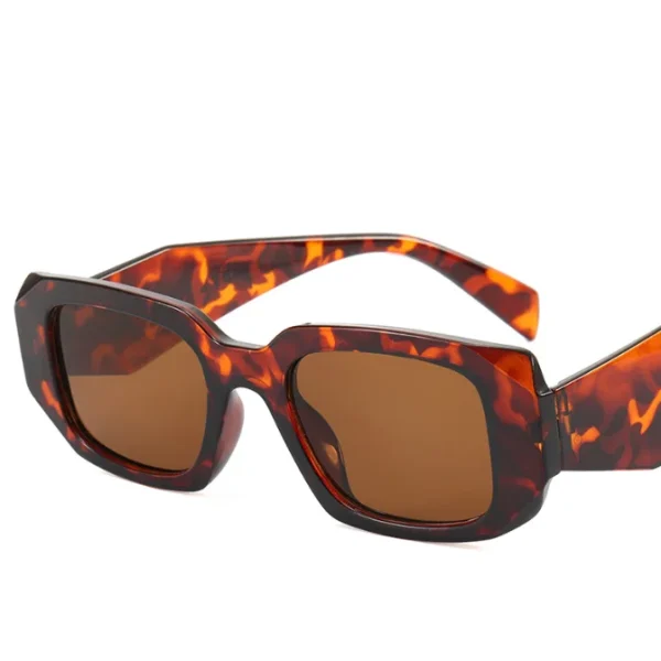 Vintage Square Sunglasses Women Irregular Sunglasses Square Cat Eye Sunglasses for Women UV400 Protection Rectangle Glasses - Image 4