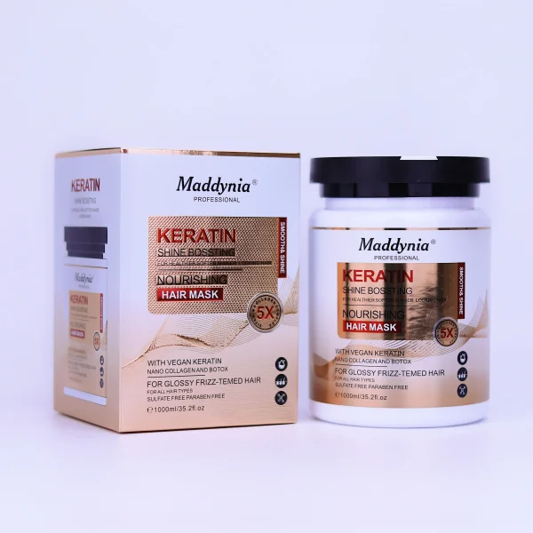 Original ALAPIEX Keratin Biotin Collagen Hair Mask 1000ml Deep Conditioning Hair Repair Treatment for Stop Breakage - Image 5