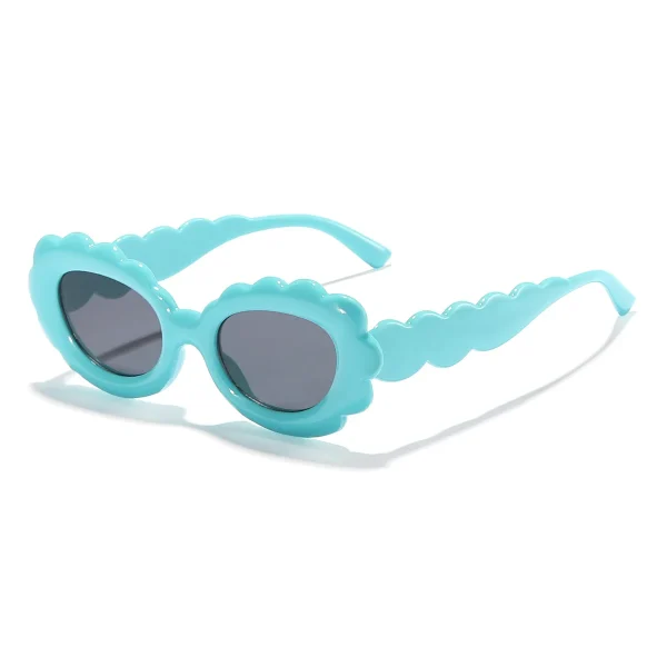 Lmamba 8892  High Quality Baby Girls Cloud-shaped Frame Y2K Oval Lens Trendy Fashion Sunglasses Essential Sunglasses UV400 2024 - Image 6