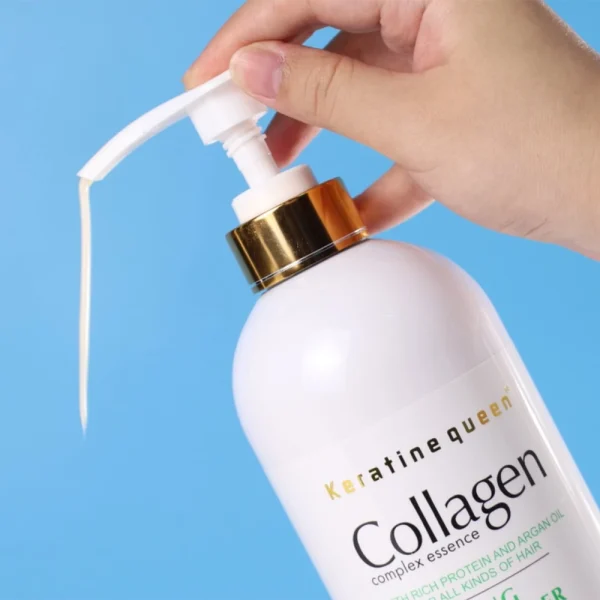 Private Label 800ml Collagen Complex Essence Hair Care Set Shampoo Conditioner for Hair Repair - Image 5