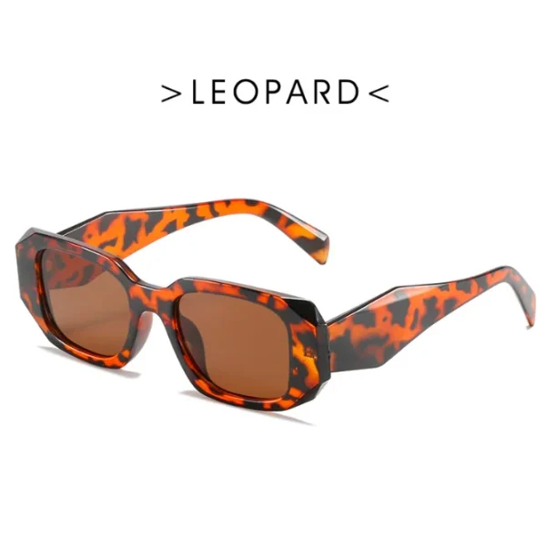 Vintage Rectangle Sunglasses Shades Women Men Custom logo Sunglasses Retro Lentes De Sol Modernos Para Mujer - Image 5