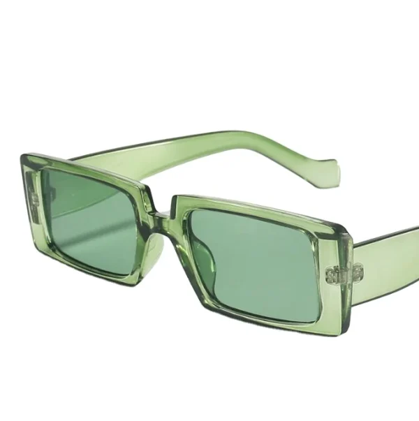 Sunglasses Fashion Shades New  Trend Custom logo Ladies square 2025 Summer Hot pink Sunglasses - Image 3