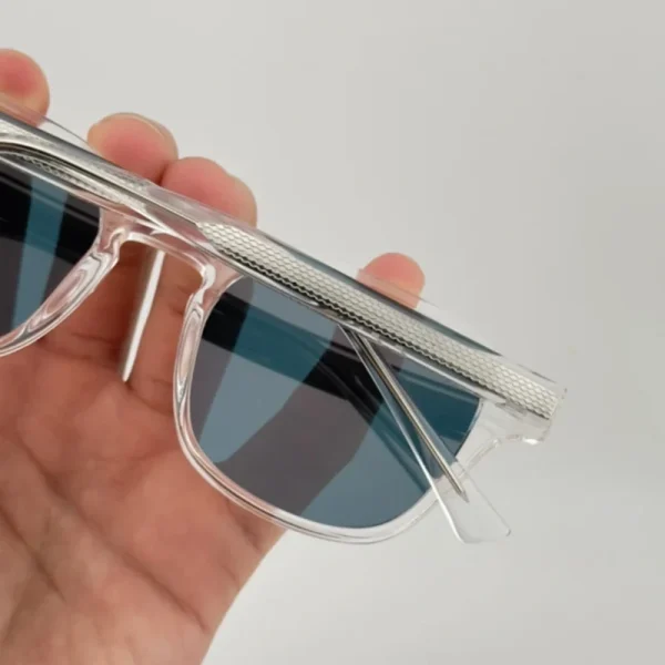 LMA 3507 Hot Sale High Quality Transparent Frame Man Square Europe Fashion Mirror Red UV400 HD Lens Woman Lunettes de soleil - Image 2