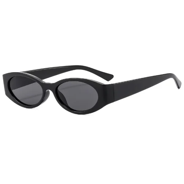 Oval Small Frame Men and Women Outdoor Vacation Decorative Sun Glasses Metal Hinge Fashion Female Eyewear Uv400 - Image 4