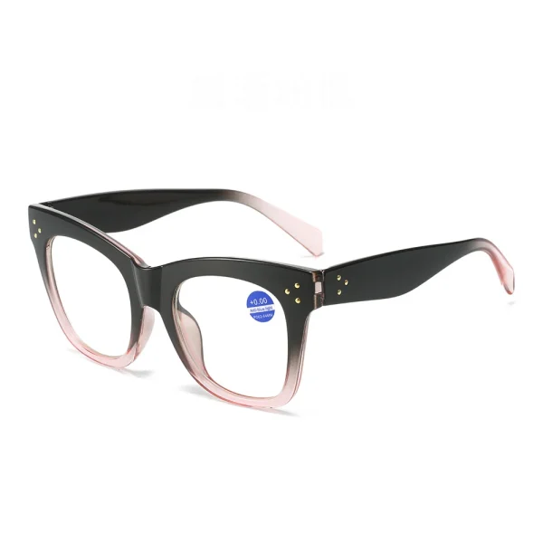 2327 New Large Frame Fashionable Anti-Blue Light Men's Retro Round Presbyopic Reading Glasses Wholesale Women Custom - Image 5