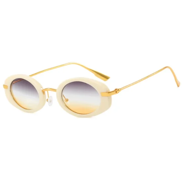 Oval Small Famre Sunglasses for Women and Men Popular Design Vintage UV400 Lens Eyewear 2025 - Image 6