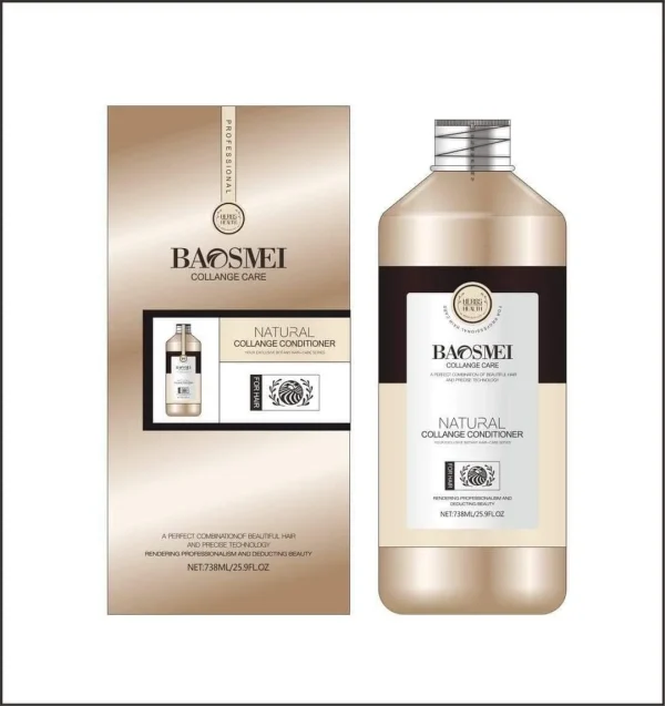 Popular COLLAGEN 738ml Baosmei Care Nourishing Repairing Collagen Natural Shampoo Private Label - Image 2