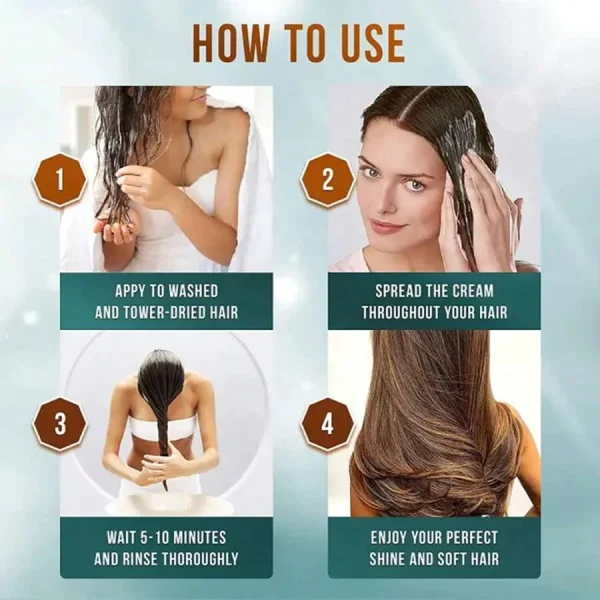 Healthy Scalp Salon Natural Keratin Hair Care with Nutririon Balance Brazil Lavender Hair Mask - Image 6