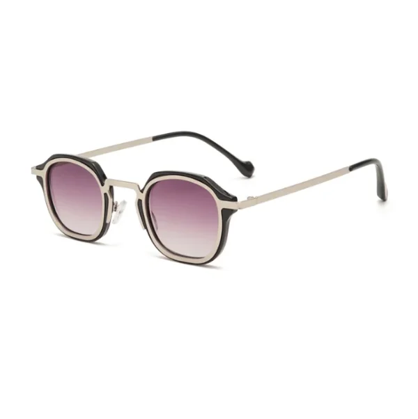 Retro Small Square Punk Sunglasses Men 2025 Vintage Sun Glasses for Women Metal Frame Eyewear UV400 - Image 3