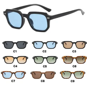 Top Trending Small Square Frame Sunglasses - Women & Men Ultimate Guide to Chic Retro UV Protection Eyewear