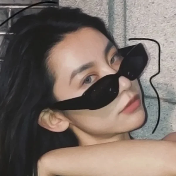 Hot Sale Rectangle Vintage Sunglasses Women Rectangle Small Frame Square Sunglasses Designer Rectangle Sunglasses UV400 - Image 2