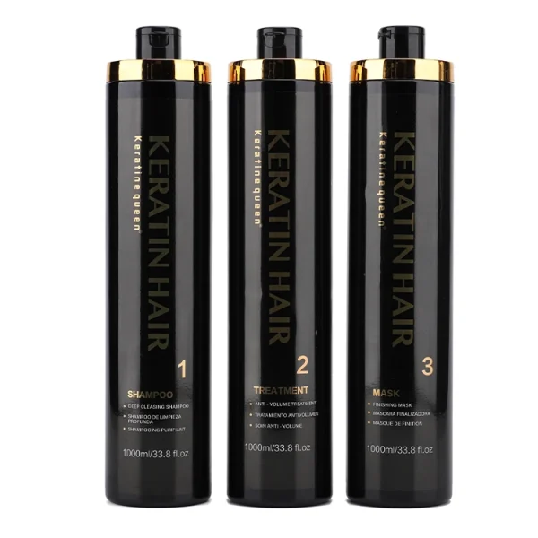 Free Formaldehyde Shampoo Hair Care Set Keratin Smoothing Straightening  Keratin Hair Treatment for Repairing Frizzy Hair - Image 3