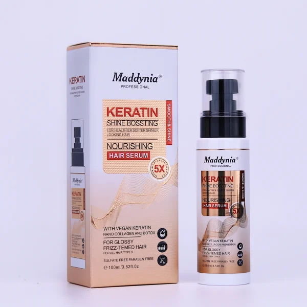 100ml Hair Serum Shine Frizz Control Dry Damage Essential Oil Biotin Keratin Silky Hair Oil Collagen Treatment - Image 5