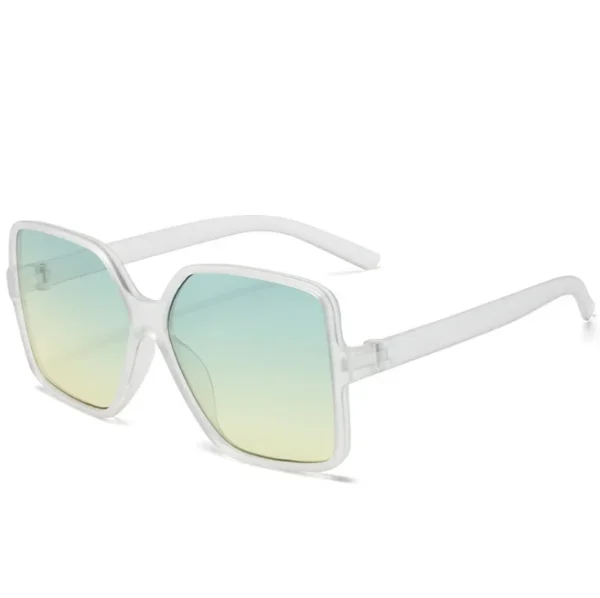 Square Trend Men and Women Large Frame Sunglasses Oversized Rectangle Sun Glasses Fashion Vintage Eyewear - Image 5