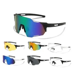 High Quality Outdoor Bicycle Cycling Sun Glasses Custom Logo UV400 Windproof Running Sports Sunglasses for Men Women