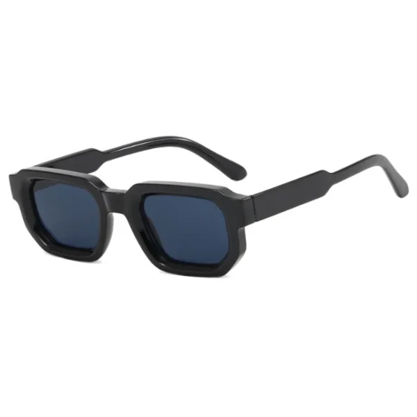 Trendy Rectangle Sunglasses Retro Fashion Thick Square Frame Hipster Sun Glasses Small Square Shades Custom Logo - Image 5