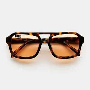 LMA 2407 Hot Selling Classic Designer Acetate Women Retro Custom Polarized Small Square Shades UV400 Man Sunglasses 2025