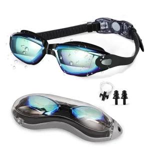 Professional Anti Fog Swimming Goggles No Leaking UV Protection Wide View Swim Goggles for Women Men Adult Kids