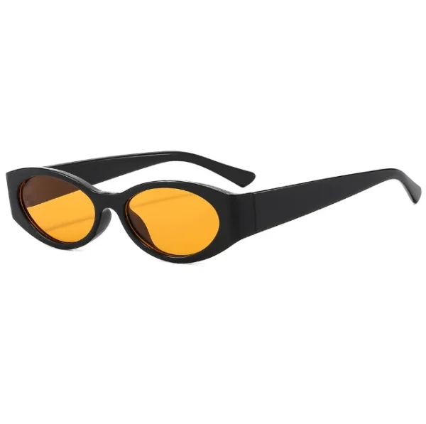 Oval Small Frame Men and Women Outdoor Vacation Decorative Sun Glasses Metal Hinge Fashion Female Eyewear Uv400 - Image 3
