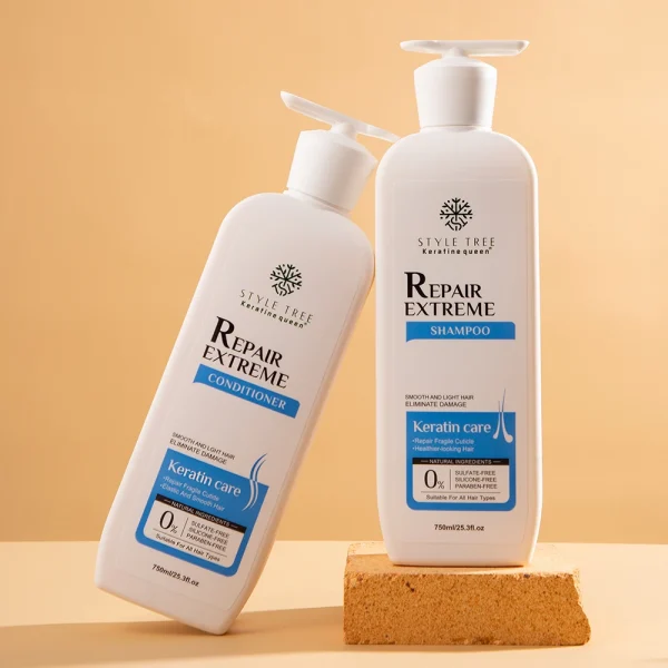 Wholesale Organic Natural Repair Hair Care Set Silicone Free Shampoo Conditioner Moisturizing Repair Hair Mask for Daily Use - Image 5