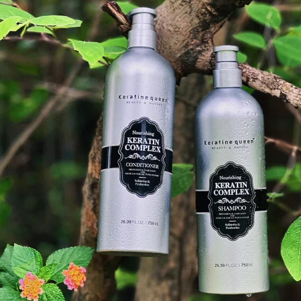 750ml Paraben Free Keratin Hair Products Mask Hair Serum Oil Best Treatment Keratin Shampoo and Conditioner Set Private Label
