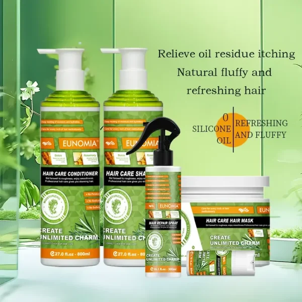 EUNOMIA Brand Infinite Smooth Botox Hair Care Set Biotin Keratin Shampoo and Conditioner Rosemary for Hair Straight