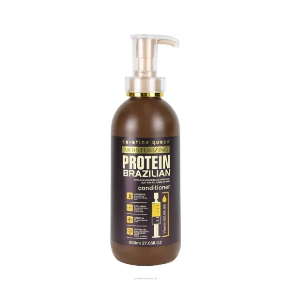 Oem Customized Logo Organic Moisturizing Hair Scalp Silicone-free Shampoo Brazilian Protein Repair Shampoo for Thickening Hair - Image 5