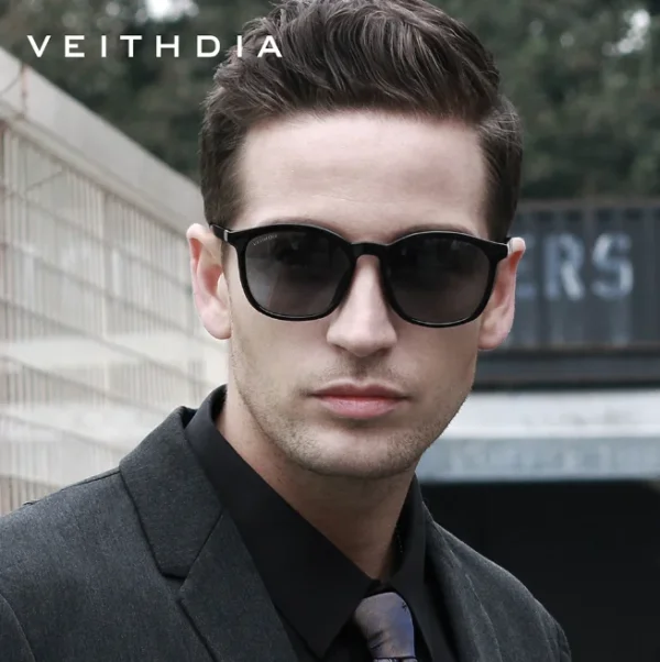 VEITHDIA Men Sunglasses Retro Polarized Sun Glasses Vintage Eyewear Male Driving Sunglasses for Women V7520 - Image 2