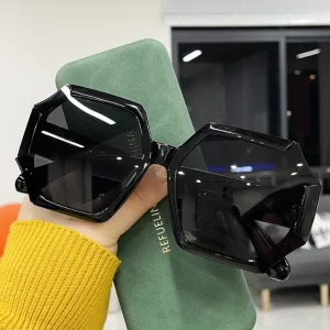 Large Frame Sunglasses Outdoor Vacation for Men and Women Irregular UV400 Sun Glasses Fashion Shades