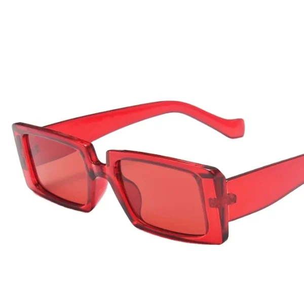 Sunglasses Fashion Shades New  Trend Custom logo Ladies square 2025 Summer Hot pink Sunglasses - Image 5