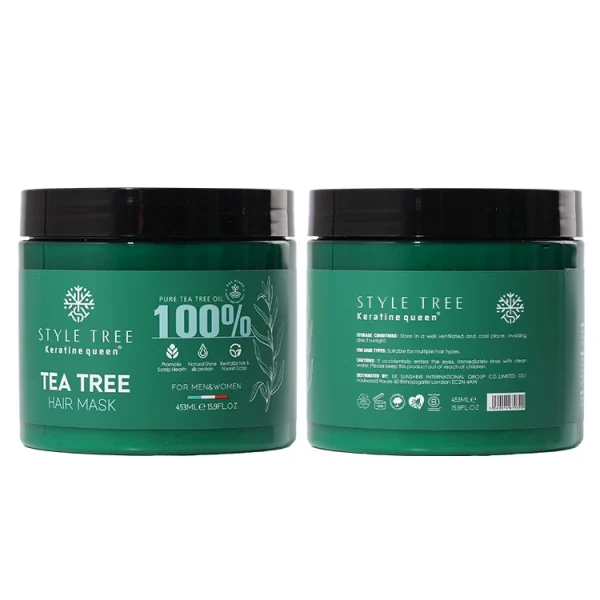 Wholesale Vegan Professional Hair Shampoo Tea Tree Shampoo Hair Conditioner Mask Set - Image 3