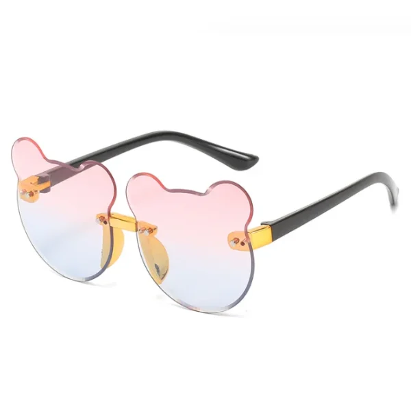Cute Kids Little Bear Shape Cartoon Sunglasses Gradient UV 400 Protection Baby Sunglasses for Toddler Girls Boys 2024 - Image 6
