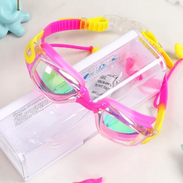 2025 China YIWU Wholesale Affordable High Quality Eco Swim Training Goggles for Children Kids - Image 4