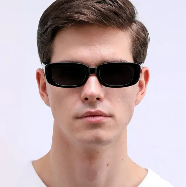Vintage Square Sunglasses Newest 2022 Retro Sunglasses Women Anti Blue UV400 Sun Glasses Rectangle Sunglasses Plastic Hinge - Image 3