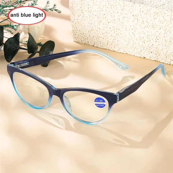2136-2 Hot Selling Anti Blue Light Trendy Designer Optics Trimming HD Men Women Wholesale Reading Glasses Frame - Image 2